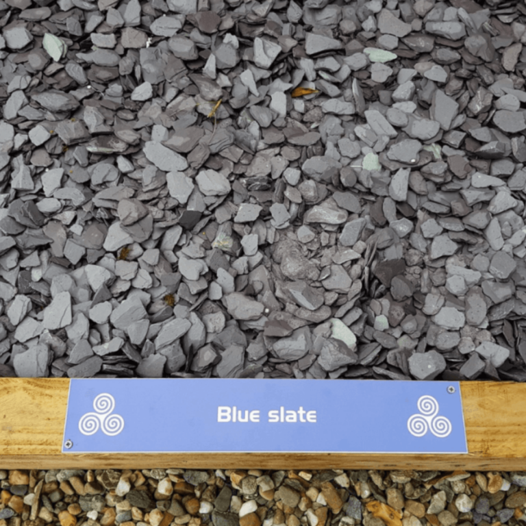 Blue slate decorative stone